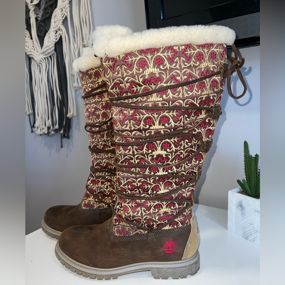 Timberland Boots Global Journeys Limited
Edition Lace Up Nordic Fur Size 8M